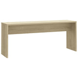 NNEVL 3 Piece Dining Set Sonoma Oak Chipboard