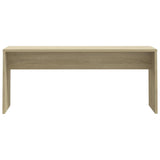 NNEVL 3 Piece Dining Set Sonoma Oak Chipboard
