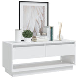 NNEVL TV Cabinet White 102x41x44 cm Chipboard