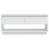 NNEVL TV Cabinet White 102x41x44 cm Chipboard