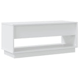 NNEVL TV Cabinet White 102x41x44 cm Chipboard