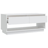 NNEVL TV Cabinet White 102x41x44 cm Chipboard