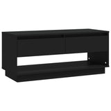 NNEVL TV Cabinet Black 102x41x44 cm Chipboard