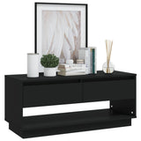 NNEVL TV Cabinet Black 102x41x44 cm Chipboard