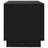 NNEVL TV Cabinet Black 102x41x44 cm Chipboard