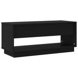 NNEVL TV Cabinet Black 102x41x44 cm Chipboard