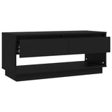 NNEVL TV Cabinet Black 102x41x44 cm Chipboard