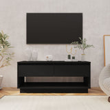 NNEVL TV Cabinet Black 102x41x44 cm Chipboard