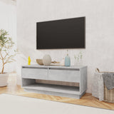 NNEVL TV Cabinet Concrete Grey 102x41x44 cm Chipboard