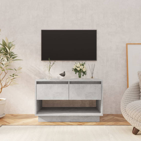 NNEVL TV Cabinet Concrete Grey 70x41x44 cm Chipboard