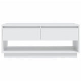 NNEVL Coffee Table White 102.5x55x44 cm Chipboard