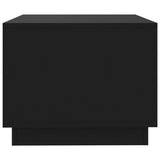 NNEVL Coffee Table Black 102.5x55x44 cm Chipboard