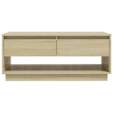 NNEVL Coffee Table Sonoma Oak 102.5x55x44 cm Chipboard