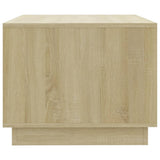 NNEVL Coffee Table Sonoma Oak 102.5x55x44 cm Chipboard