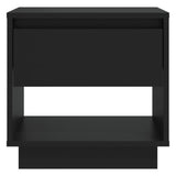 NNEVL Bedside Cabinets 2 pcs Black 45x34x44 cm Chipboard