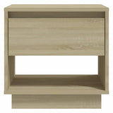 NNEVL Bedside Cabinet Sonoma Oak 45x34x44 cm Chipboard