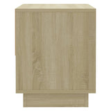 NNEVL Bedside Cabinet Sonoma Oak 45x34x44 cm Chipboard