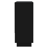NNEVL Sideboard Black 97x31x75 cm Engineered Wood