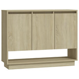 NNEVL Sideboard Sonoma Oak 97x31x75 cm Chipboard
