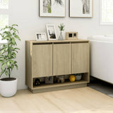 NNEVL Sideboard Sonoma Oak 97x31x75 cm Chipboard