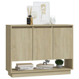 NNEVL Sideboard Sonoma Oak 97x31x75 cm Chipboard
