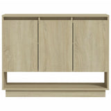 NNEVL Sideboard Sonoma Oak 97x31x75 cm Chipboard