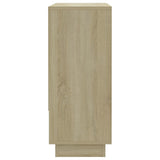 NNEVL Sideboard Sonoma Oak 97x31x75 cm Chipboard