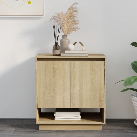 NNEVL Sideboard Sonoma Oak 70x41x75 cm Chipboard