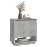 NNEVL Sideboard Concrete Grey 70x41x75 cm Chipboard