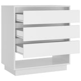 NNEVL Sideboard White 70x41x75 cm Chipboard