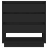 NNEVL Sideboard Black 70x41x75 cm Chipboard