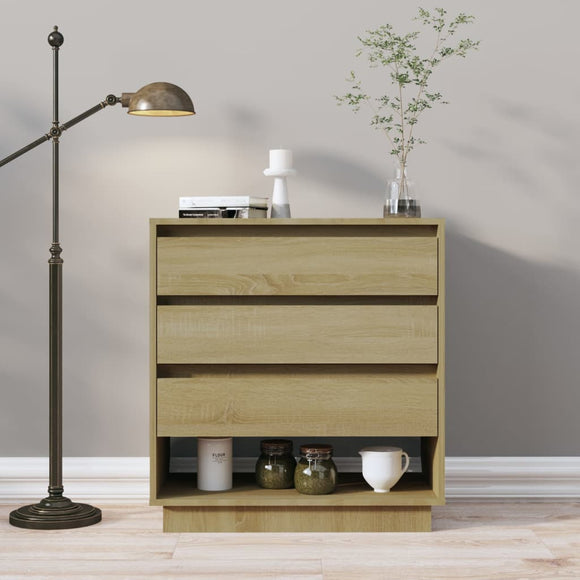 NNEVL Sideboard Sonoma Oak 70x41x75 cm Chipboard