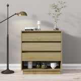 NNEVL Sideboard Sonoma Oak 70x41x75 cm Chipboard