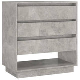 NNEVL Sideboard Concrete Grey 70x41x75 cm Chipboard
