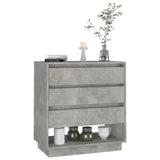 NNEVL Sideboard Concrete Grey 70x41x75 cm Chipboard