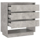 NNEVL Sideboard Concrete Grey 70x41x75 cm Chipboard