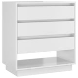 NNEVL Sideboard High Gloss White 70x41x75 cm Chipboard