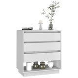 NNEVL Sideboard High Gloss White 70x41x75 cm Chipboard