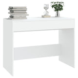 NNEVL Desk White 101x50x76.5 cm Engineered Wood