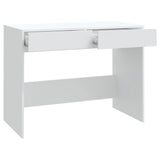 NNEVL Desk White 101x50x76.5 cm Engineered Wood