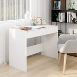 NNEVL Desk White 101x50x76.5 cm Engineered Wood