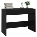 NNEVL Desk Black 101x50x76.5 cm Chipboard