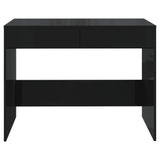 NNEVL Desk Black 101x50x76.5 cm Chipboard