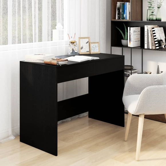 NNEVL Desk Black 101x50x76.5 cm Chipboard