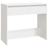 NNEVL Console Table White 89x41x76.5 cm Steel