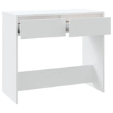 NNEVL Console Table White 89x41x76.5 cm Steel