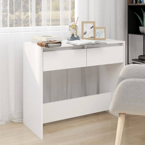 NNEVL Console Table White 89x41x76.5 cm Steel