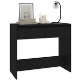 NNEVL Console Table Black 89x41x76.5 cm Steel