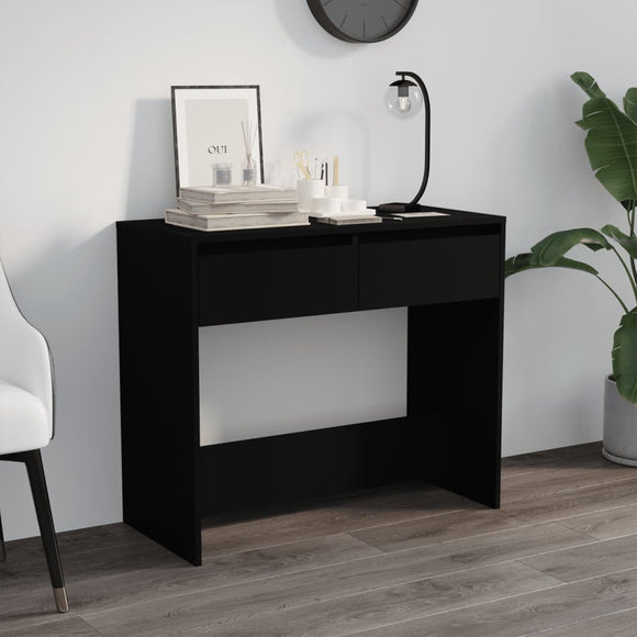NNEVL Console Table Black 89x41x76.5 cm Steel