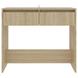 NNEVL Console Table Sonoma Oak 89x41x76.5 cm Steel